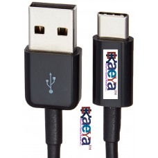 OkaeYa USB Type-C to USB-A 2.0 Male Cable - 6 Feet (1.8 Meters) - Black and white